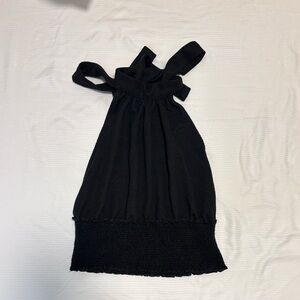 Free People BEVERLY Black Halter Top - Adorable & fantastic condition!